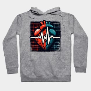 Heart Electrocardiogram Hoodie